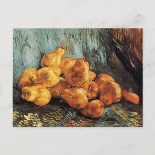 Still Life with Quince Pears Van Gogh Fine Art Postcard