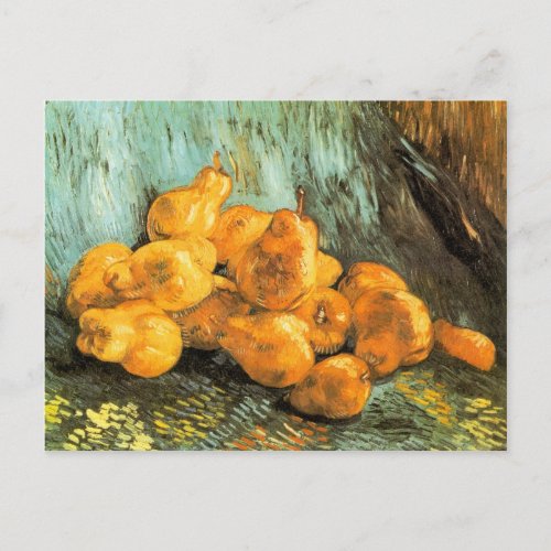 Still Life with Quinces by Vincent Willem van Gogh Postcard