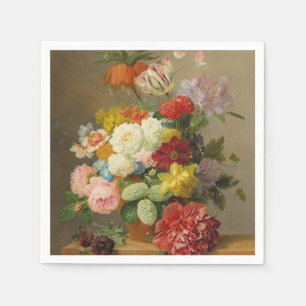 Still Life with Roses and Peonies - Bloemers A. Napkins