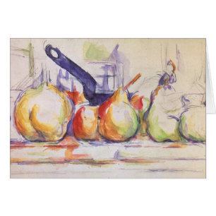 Still Life with Saucepan by Paul Cezanne Cards