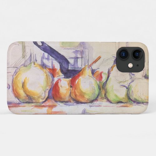 Still Life with Saucepan by Paul Cezanne iPhone 11 Case