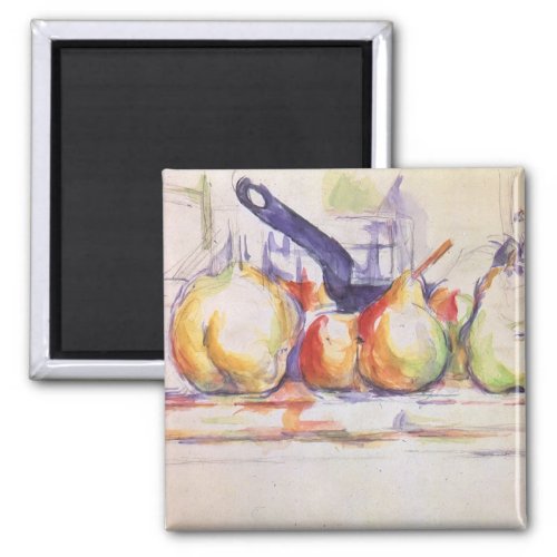 Still Life with Saucepan by Paul Cezanne Magnet