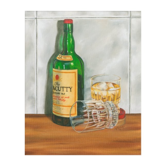 Still Life with Scotch by Jennifer Goldberger Acrylic Print (Front)