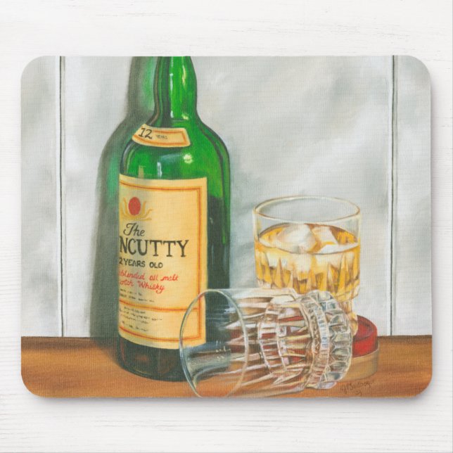 Still Life with Scotch by Jennifer Goldberger Mouse Pad (Front)