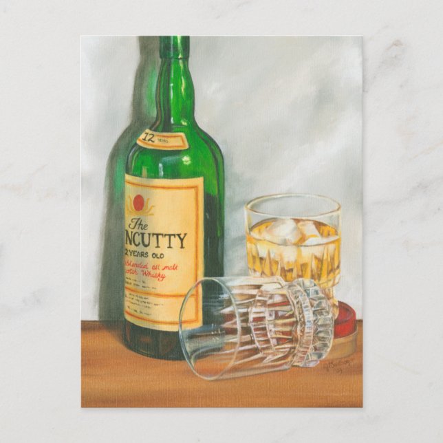 Still Life with Scotch by Jennifer Goldberger Postcard (Front)