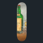 Still Life with Scotch by Jennifer Goldberger Skateboard Deck<br><div class="desc">Drain your glass to this realistic still life painting by Jennifer Goldberger. You can almost imagine reaching into the piece and grabbing a glass for yourself. Get your copy today!</div>
