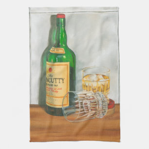Still Life with Scotch by Jennifer Goldberger Towel