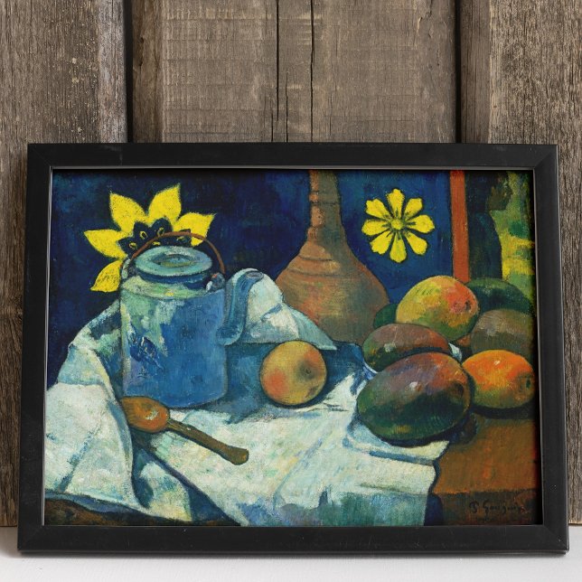 Still Life with Teapot and Fruit, Paul Gauguin Poster (Creator Uploaded)