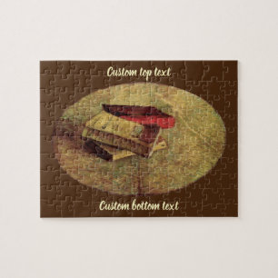 Still Life with Three Books by Vincent van Gogh Jigsaw Puzzle