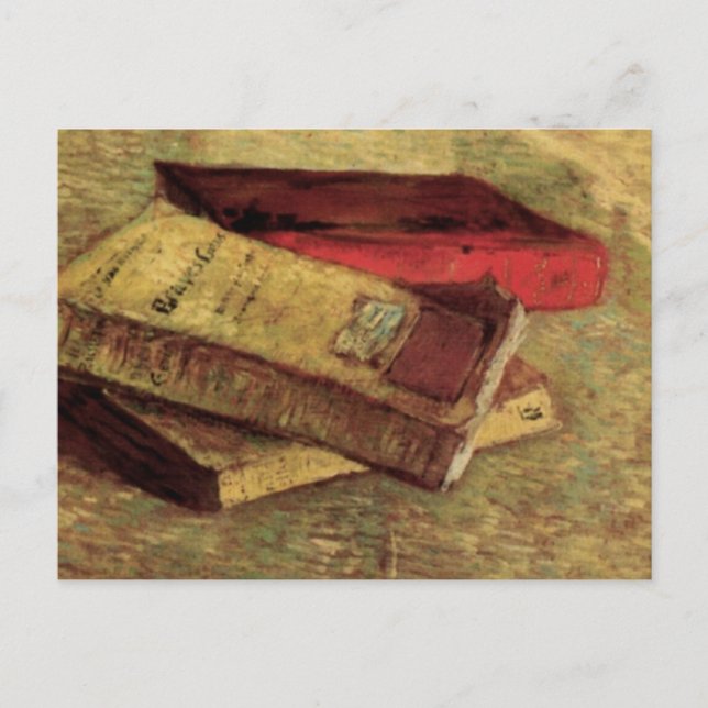 Still Life with Three Books by Vincent van Gogh Postcard (Front)
