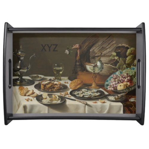 Still Life With Turkey Pie custom serving trays