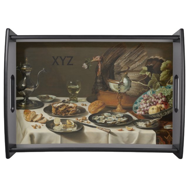 “Still Life With Turkey Pie” custom serving trays (Front)