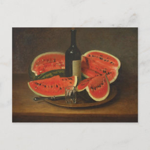 Still Life with Watermelons (by Constantin Stahi) Postcard