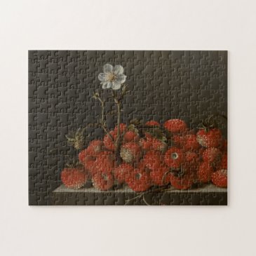 Still-life with wild strawberries - Fine Art