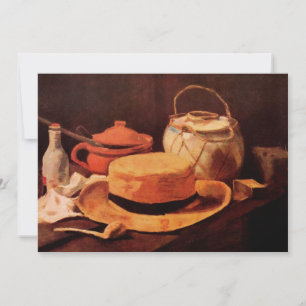 Still Life Yellow Straw Hat by Vincent van Gogh