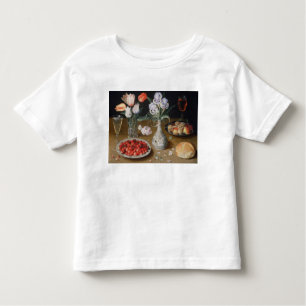 Still Lilies,Tulips, Cherries and Strawberries Toddler T-shirt