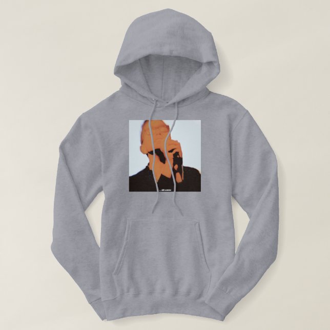 "STILL OUTSIDE!" Hoodie (Gray) (Design Front)