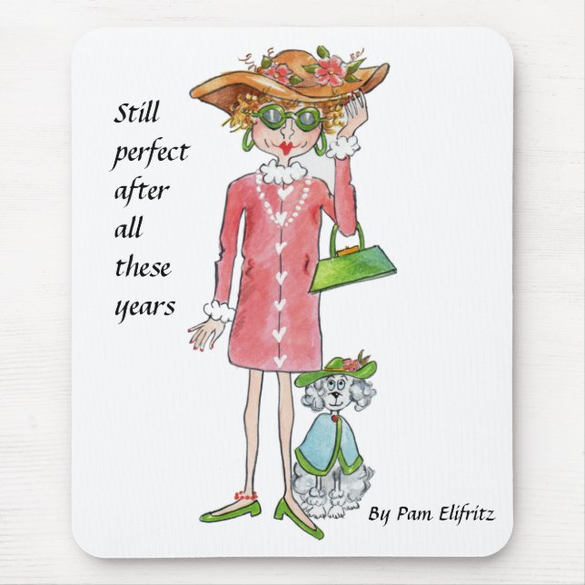 Still Perfect as I hope your programming is sketch Mouse Pad (Front)