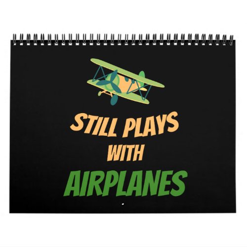 Still plays with airplanes calendar