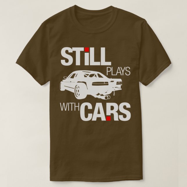 Still plays with cars (2)  T-Shirt (Design Front)
