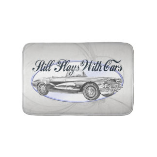 Still Plays With Cars Bath Mat