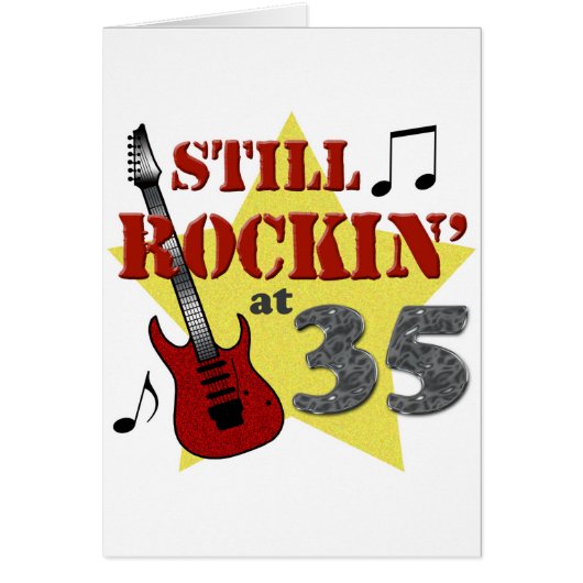 Still Rockin' At 35 Cards (Front)