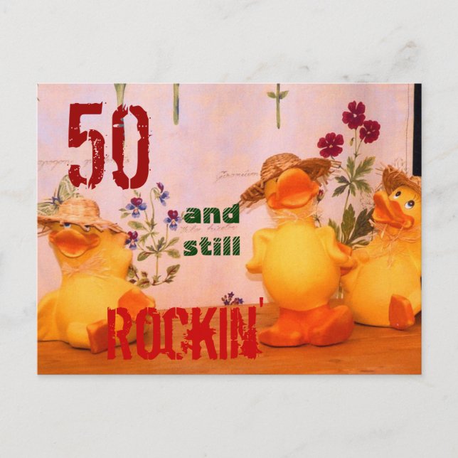 Still Rockin' Postcard (Front)