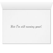 Still Running Card (Inside Horizontal (Bottom))
