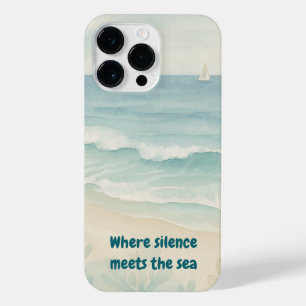 Still & Sea — Ocean-Inspired Painted iPhone 14 Pro Max Case
