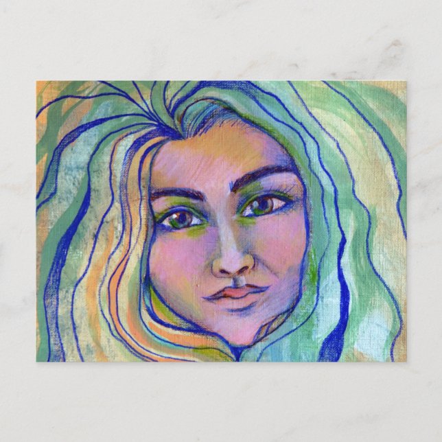 Still Seas Goddess                                 Postcard (Front)