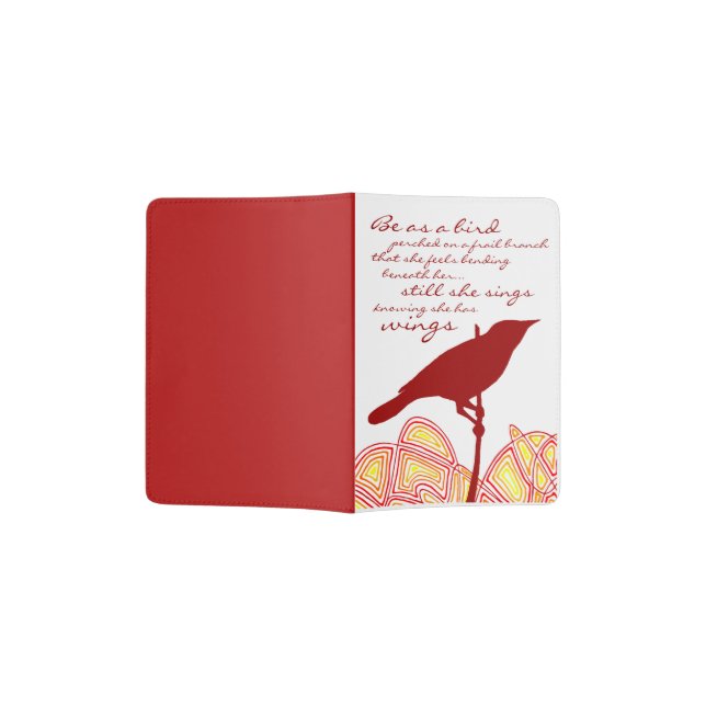 Still She Sings Passport Holder (Opened)