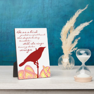 Still She Sings Plaque