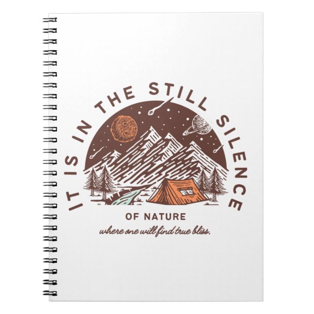 still silence of nature notebook (Front)