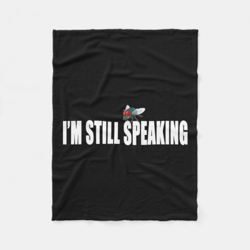 Still Speaking Harris Pence Fly Debate  Fleece Blanket