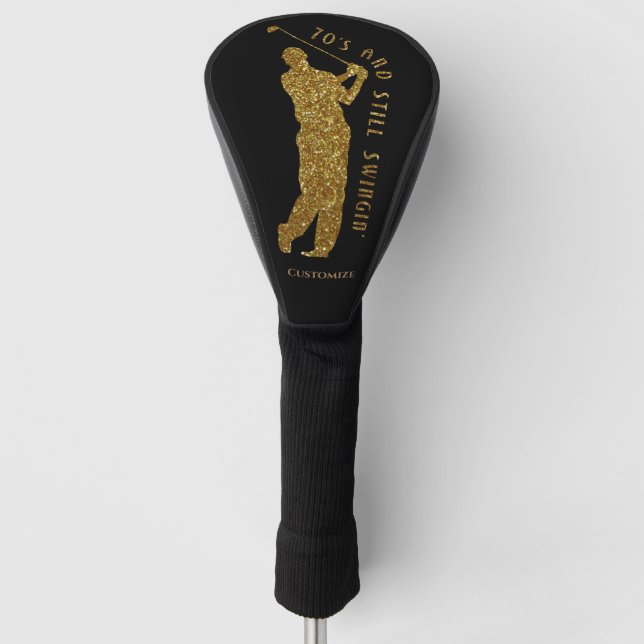 Still Swingin' Golfers 70 To 79  Golf Head Cover (Front)