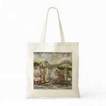 Still Together Whimsical Farmhouse Animals Rainy 