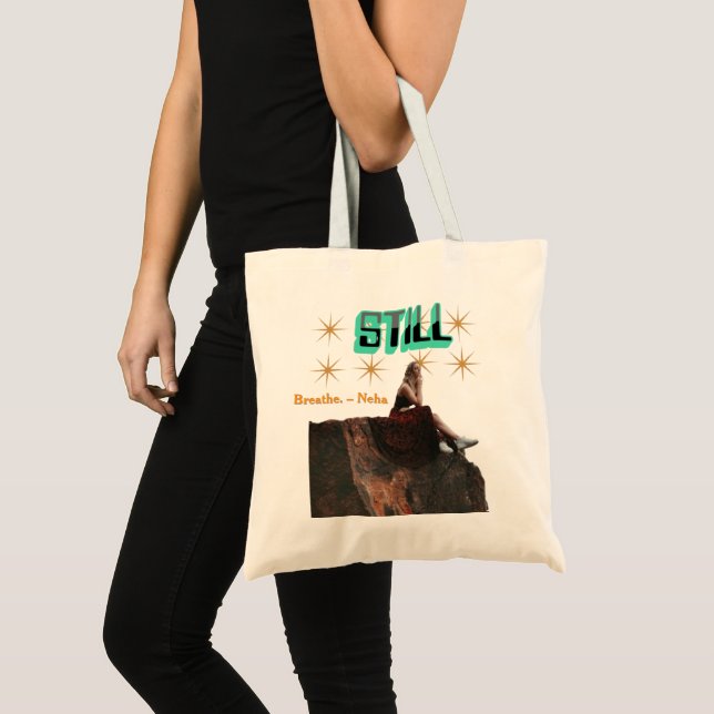 Still Tote Bag – Mindful Minimalist Carryall  (Front (Product))