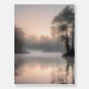 Still Water – Minimalist Zen Wall Art Foam Board