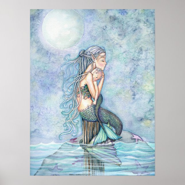 Still Waters Mermaid Mother and Baby Poster (Front)