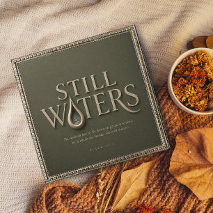 STILL WATERS PSALM 23:2 POSTER