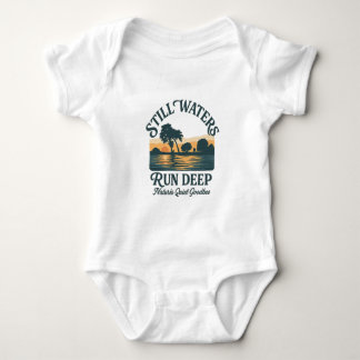 Still Waters Run Deep – Nature Landscape Baby Bodysuit