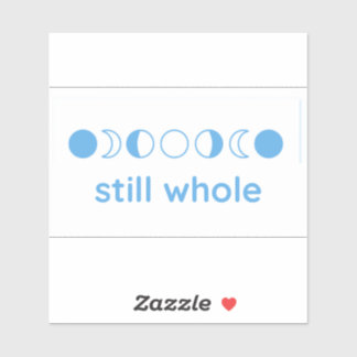 Still Whole Moon Phases Decal (Sky Blue Vinyl)