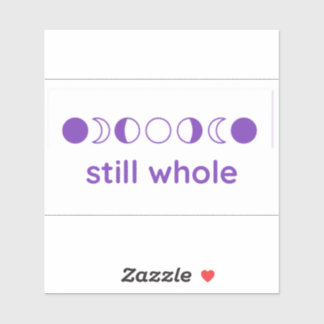 Still Whole Moon Phases Decal (Violet Vinyl)