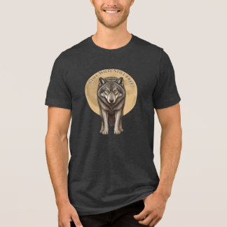 Still Wild Still Free Wolf Moon T-Shirt Tri-Blend Shirt