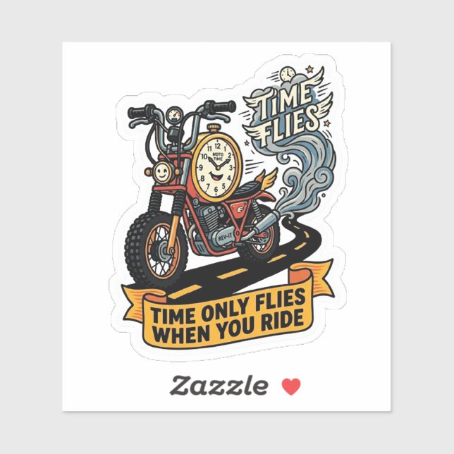Still Working On It Sticker — Biker Garage Decal (Sheet)