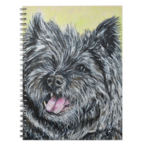 Stiller the Cairn Terrier Painting Notebook