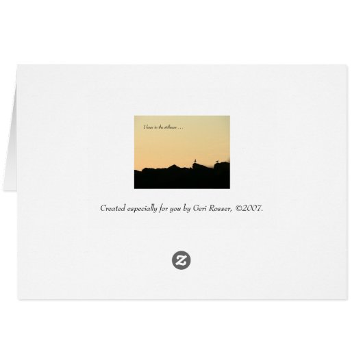 Stillness Card (Back Horizontal)