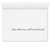 Stillness Card (Inside Horizontal (Bottom))