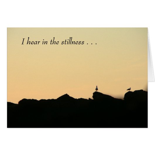 Stillness Card (Front Horizontal)