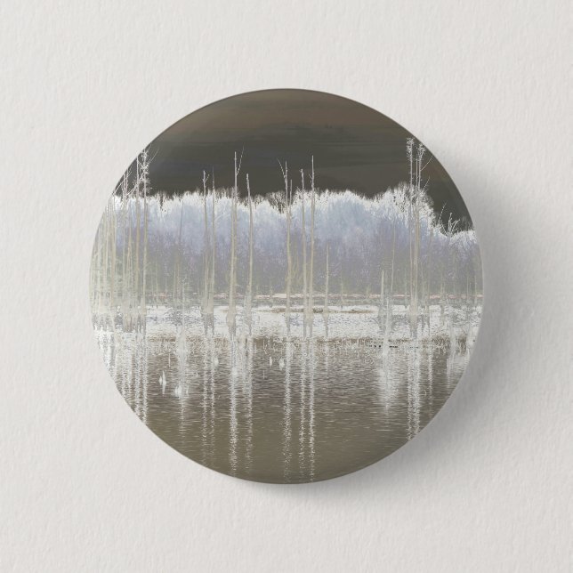 Stillness Pinback Button (Front)
